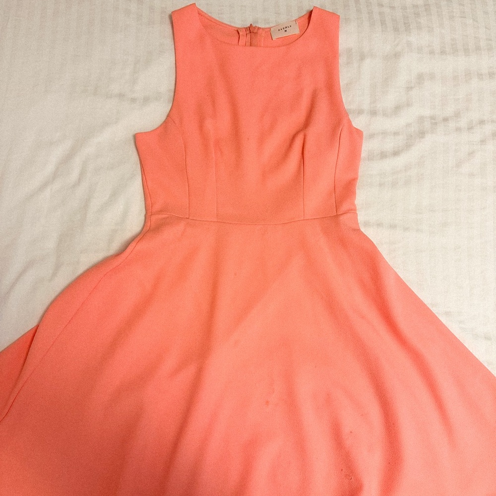 Lush Coral Cocktail Dress
